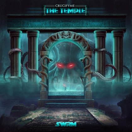 The Temple album by CrucifyMe & Dauntless - Drum and Bass Cover Art