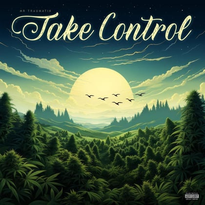 Take control album by Mr Traumatik - Drum and Bass Cover Art