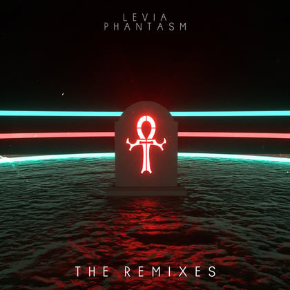 Phantasm the Remixes album by Levia - Drum and Bass Cover Art