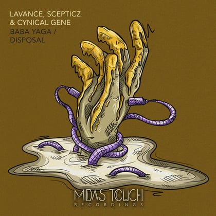 Baba Yaga / Disposal album by Lavance, Scepticz & Cynical Gene - Drum and Bass Cover Art