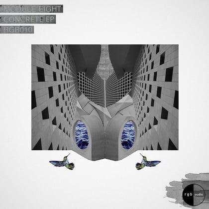 Concrete album by Module Eight - Drum and Bass Cover Art