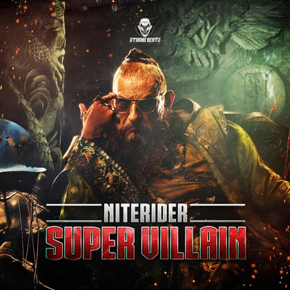 Super Villain album by Niterider - Drum and Bass Cover Art
