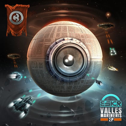 Valles Marineris EP album by ESKR - Drum and Bass Cover Art