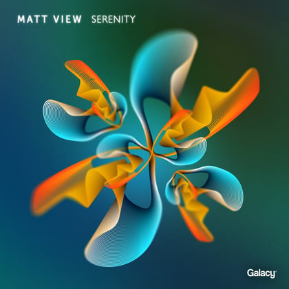 Serenity album by Matt View - Drum and Bass Cover Art