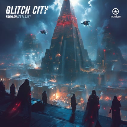 Babylon album by Glitch City - Drum and Bass Cover Art