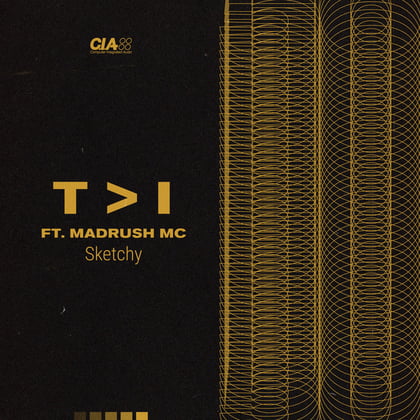 Sketchy album by T>I & Madrush MC - Drum and Bass Cover Art