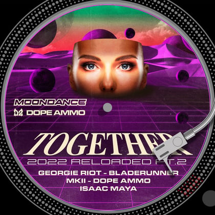 Together - Georgie Riot Remix album by Dope Ammo, DJ Rap & Georgie Riot - Drum and Bass Cover Art