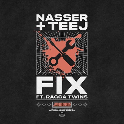 Fix album by Nasser UK, Teej & Ragga Twins - Drum and Bass Cover Art