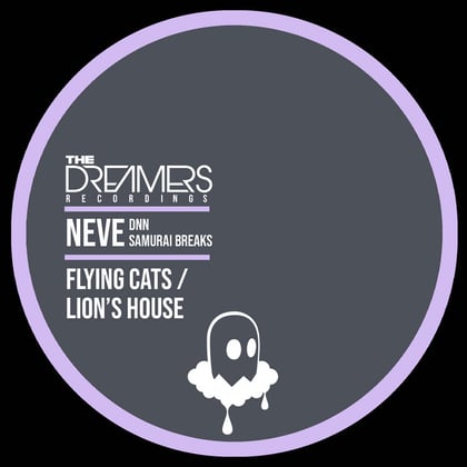Flying Cats / Lion's House album by Hi Hatz, Samurai Breaks, Neve & DNN - Drum and Bass Cover Art