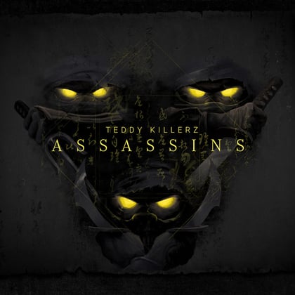 Assassins album by A.M.C & Teddy Killerz - Drum and Bass Cover Art