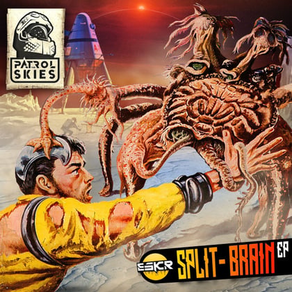Split-Brain EP album by ESKR - Drum and Bass Cover Art