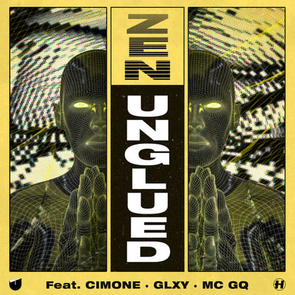 Mic Strangler album by Unglued - Drum and Bass Cover Art
