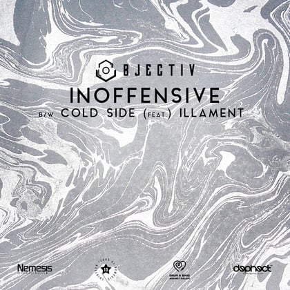 Inoffensive / Cold Side album by Agro & Objectiv - Drum and Bass Cover Art