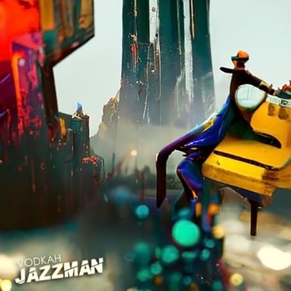 Jazz Man EP album by Vodkah - Drum and Bass Cover Art