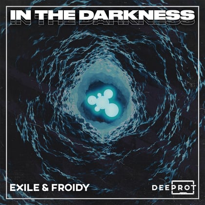 In The Darkness album by AIRGLO, Exile & Froidy - Drum and Bass Cover Art