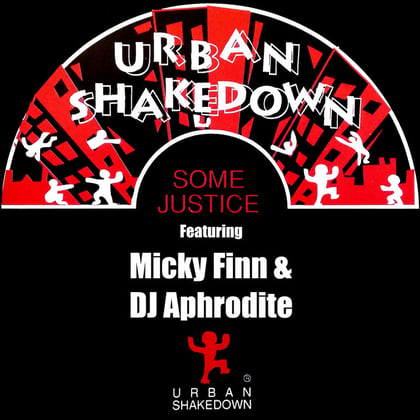Some Justice album by Micky Finn, Aphrodite & Urban Shakedown - Drum and Bass Cover Art