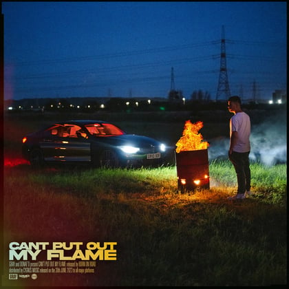 Cant Put Out My Flame album by Gray - Drum and Bass Cover Art
