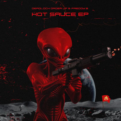 Hot Sauce album by Freddy B - Drum and Bass Cover Art