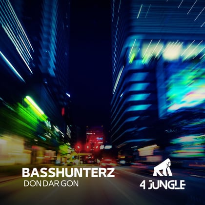 Don Dar Gon album by BASSHUNTERZ - Drum and Bass Cover Art