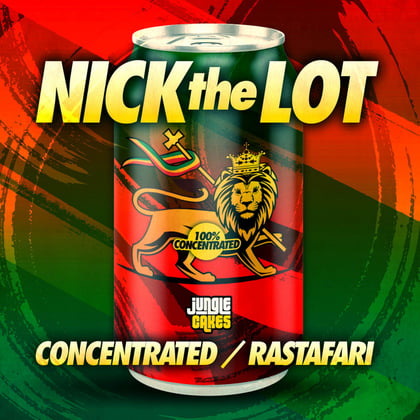 Concentrated / Rastafari album by Agro & Nick The Lot - Drum and Bass Cover Art