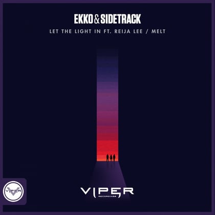 Let The Light In / Melt album by Ekko & Sidetrack - Drum and Bass Cover Art