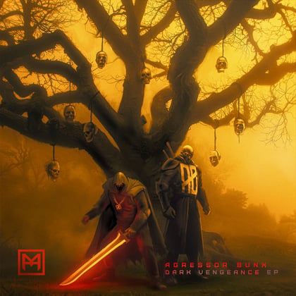 Dark Vengeance EP album by Agressor Bunx - Drum and Bass Cover Art