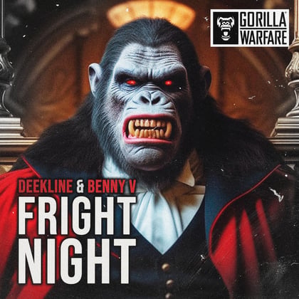 Fright Night album by Deekline & Benny V - Drum and Bass Cover Art