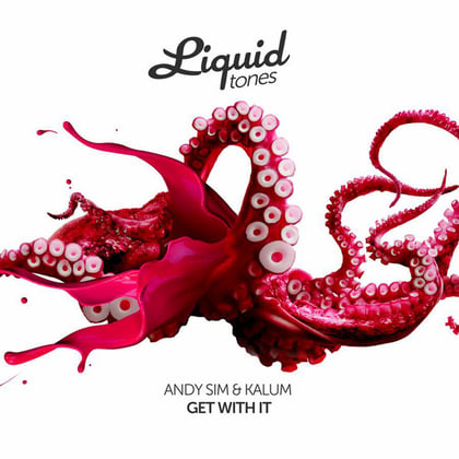 Get with It album by Andy Sim - Drum and Bass Cover Art