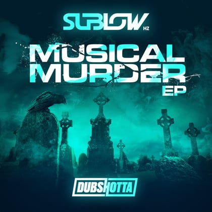 Musical Murder album by Sublow Hz - Drum and Bass Cover Art
