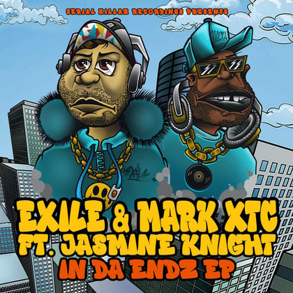 In Da Endz EP album by Exile, Serial Killaz & Mark XTC - Drum and Bass Cover Art