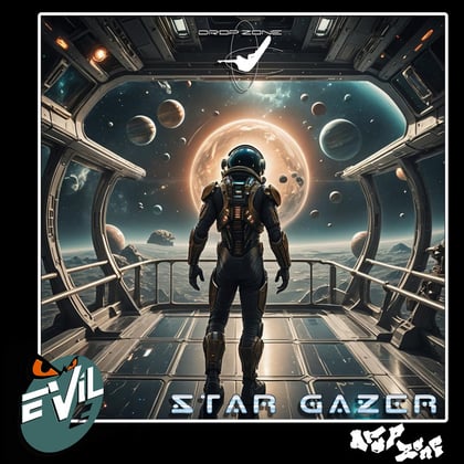 Star Gazer album by Evil E - Drum and Bass Cover Art