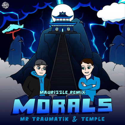 Morals (Maurizzle Remix) album by Mr Traumatik & Temple - Drum and Bass Cover Art