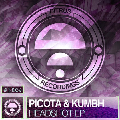 Headshot EP album by Picota - Drum and Bass Cover Art