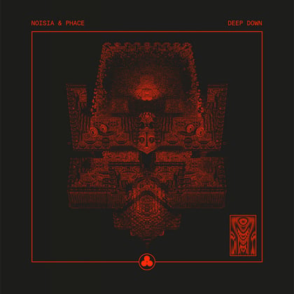 Deep Down album by Noisia & Phace - Drum and Bass Cover Art