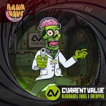 Reasonable Force / Untapped album by Current Value - Drum and Bass Cover Art