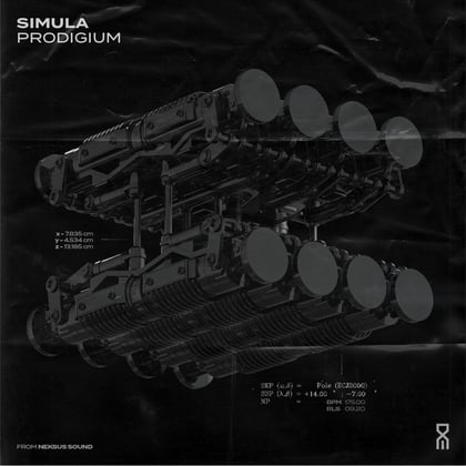 Prodigium album by Simula - Drum and Bass Cover Art