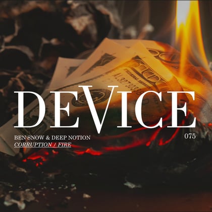 Corruption / Fire album by Ben Snow & Deep Notion - Drum and Bass Cover Art