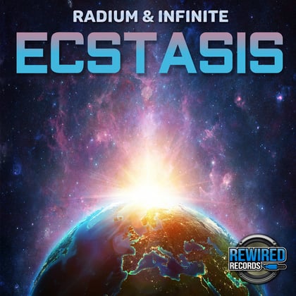 Ecstasis album by Radium - Drum and Bass Cover Art