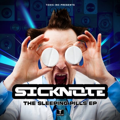 Sleeping Pills EP album by Sicknote (UK) - Drum and Bass Cover Art