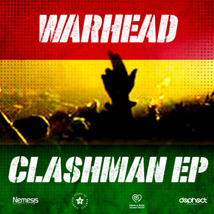 Clashman EP album by Warhead - Drum and Bass Cover Art