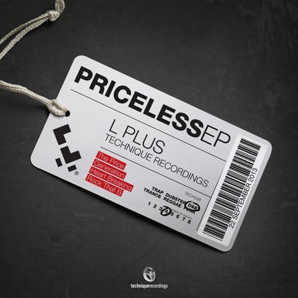 Priceless EP album by L Plus - Drum and Bass Cover Art
