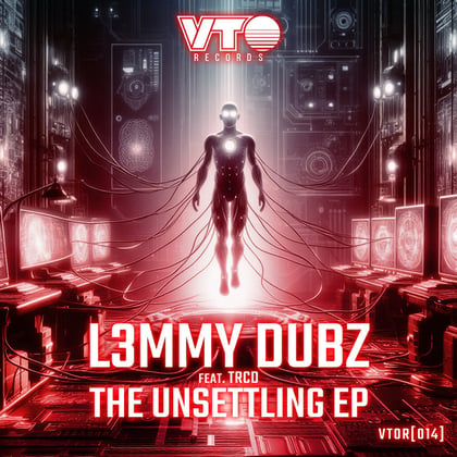 The Unsettling EP album by L3MMY DUBZ & TRCD - Drum and Bass Cover Art