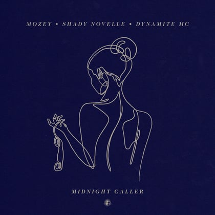 Midnight Caller album by Mozey, Dynamite MC & Shady Novelle - Drum and Bass Cover Art