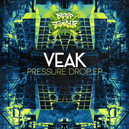 Pressure Drop album by Veak - Drum and Bass Cover Art