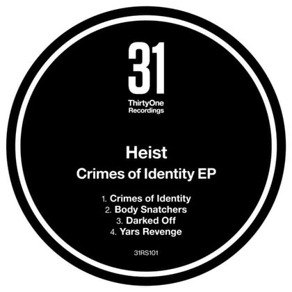 Crimes of Identity EP album by Heist & Zero G - Drum and Bass Cover Art