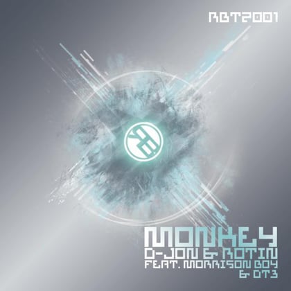 Monkey EP album by DT3 - Drum and Bass Cover Art