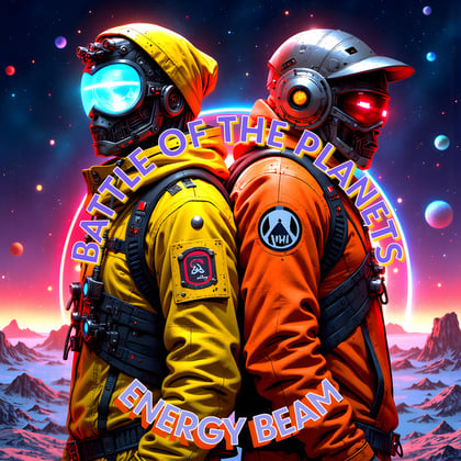 Energy Beam album by Battle of The Planets - Drum and Bass Cover Art