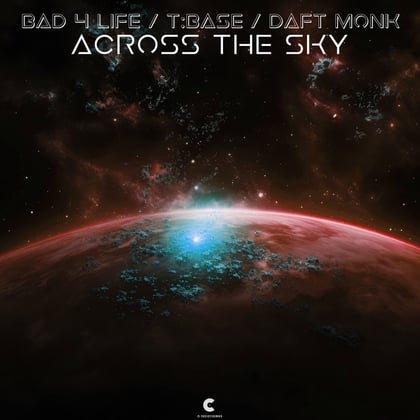 Across the Sky album by T:Base - Drum and Bass Cover Art