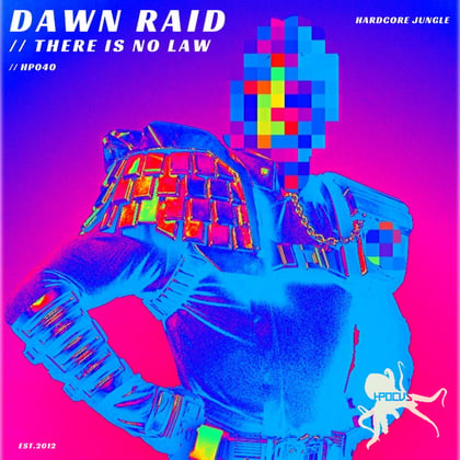 There Is No Law album by Dawn Raid - Drum and Bass Cover Art