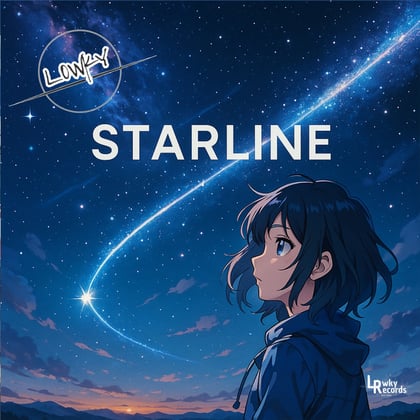 Starline album by L0WKY - Drum and Bass Cover Art